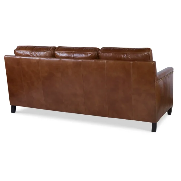 Century Furniture Ruskin Sofa, Russett Leather - Image 2