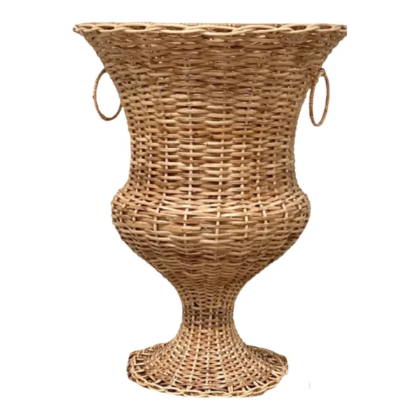 Large Wicker Urn