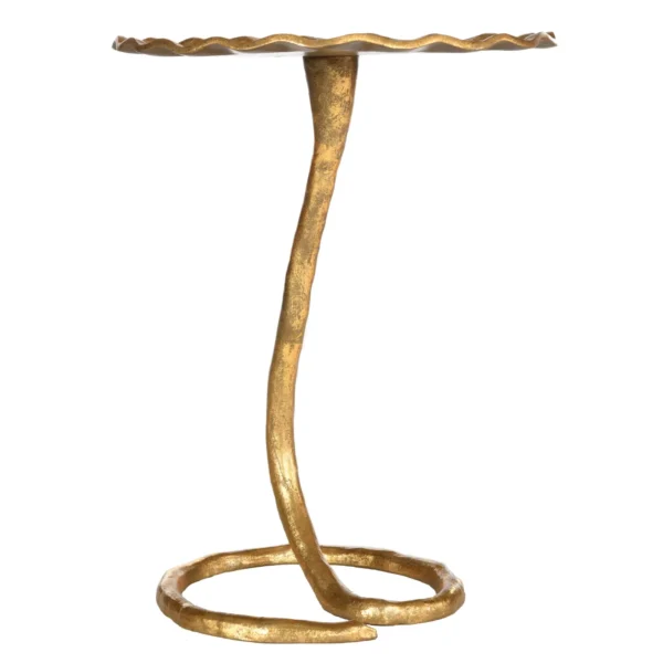 Morris Side Table in Gold - Image 2