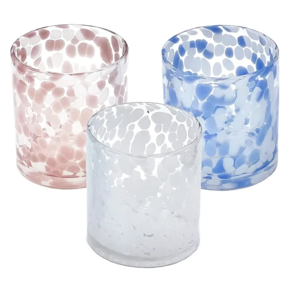 Torcello Spotted Rosa Tumbler, Blue/White, Set of 4 - Image 4