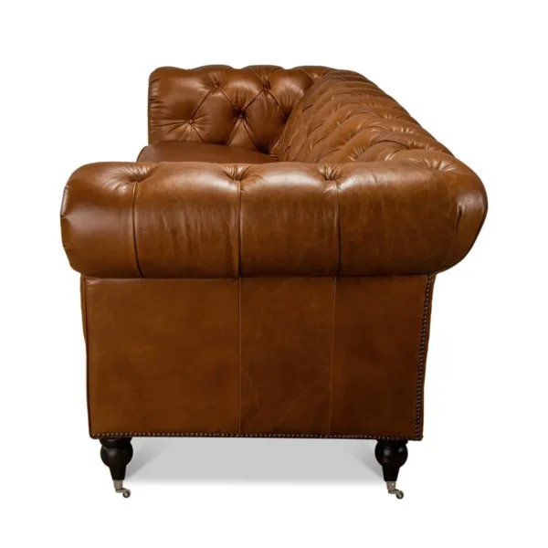 Vintage Style Classic Chesterfield Sofa - Image 3