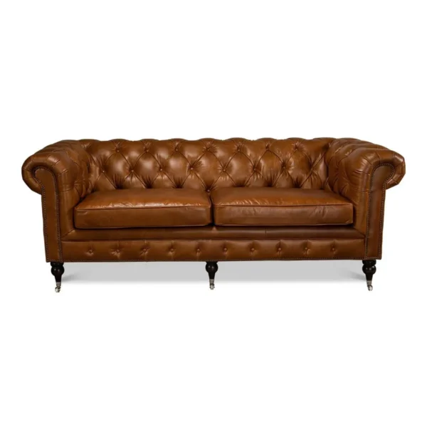 Vintage Style Classic Chesterfield Sofa - Image 4